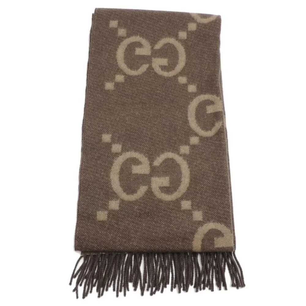 Gucci Scarf Wool Brown - Picture 2 of 6